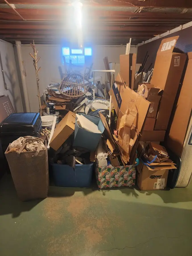 Roll-off dumpster container at job site for Construction Dumpster Rental in St. Martin